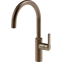 Смеситель кухонный Gessi Segni бронза кофейная брашированная PVD (60940#761)