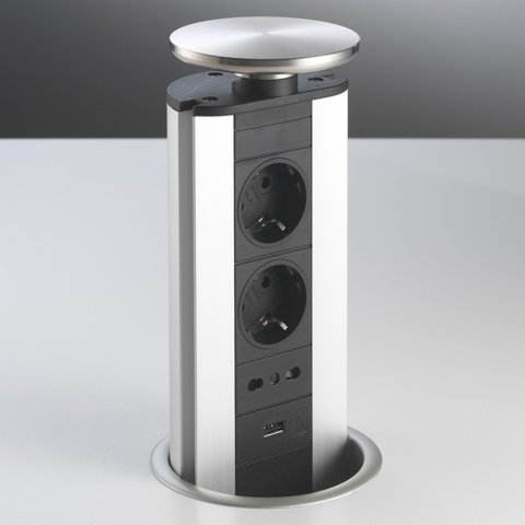 Висувний розетковий блок Foster Totem4 8000 011