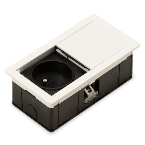 Розетковий блок ASA VersaHit Mono 1x220 IP54 холодний білий RAL 9003 (060.25F.00007)