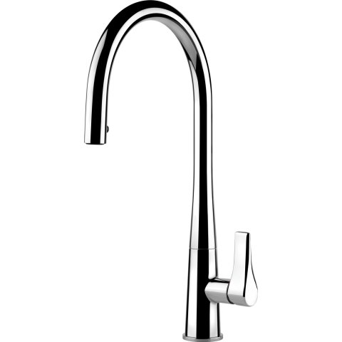 Змішувач кухонний з висувним виливом Gessi Proton хром (17153#031)
