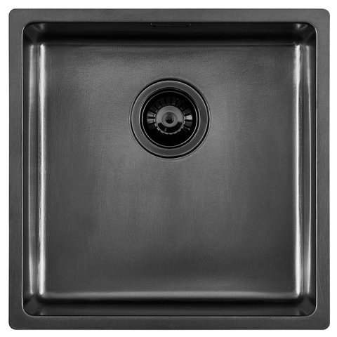 Кухонная мойка Foster KE flush-mount Bowls Gun Metal 44х44 2156 086
