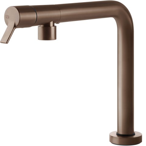 Подоконный смеситель Gessi Su&Giu медь брашированная PVD (60071#708)