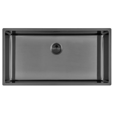 Кухонная мойка Foster Skin Gun Metal 84х44 4458 846