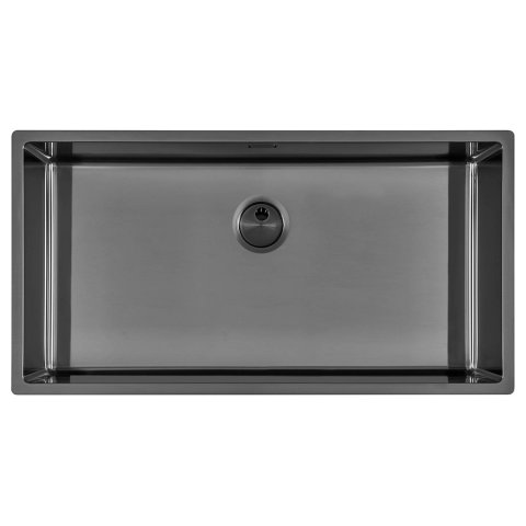 Кухонная мойка Foster Skin Gun Metal 84х44 4458 046