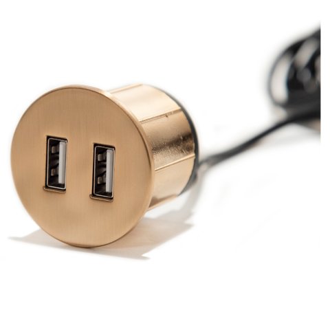 Меблева USB розетка ASA VersaPick золото (060.29Z.00008)
