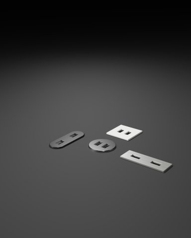 Меблева USB розетка ASA VersaPick type A+C золото (060.29Z.00064)