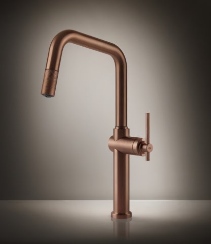 Змішувач кухонний з висувним виливом Gessi Habito хром (60652#031)