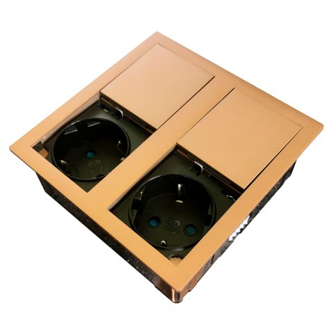 Розетковий блок ASA VersaHit Dual 2x220 IP54 мідь (060.15F.00046)