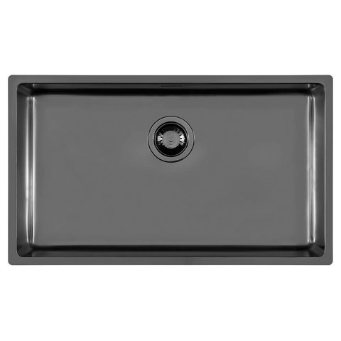 Кухонна мийка Foster KE flush-mount Bowls Gun Metal 75х44 2157 056