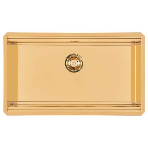 Кухонная мойка Foster Milanello PVD Gold Workstation 79х46 1034 859