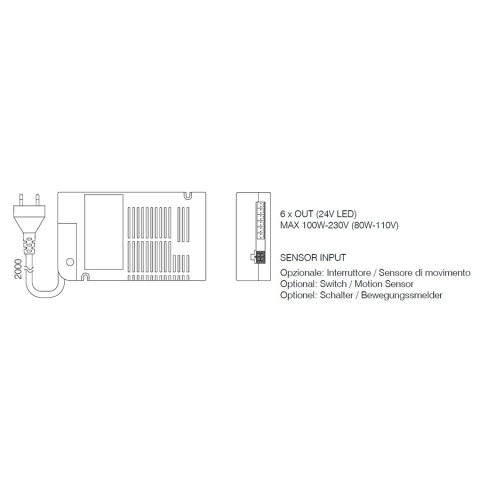Блок живлення 24 V, 100W (3T4F0201)