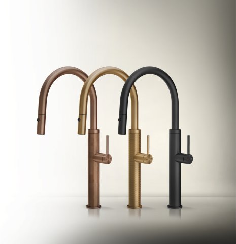 Змішувач кухонний з підключенням до фільтра Gessi 316 Kitchen Flessa нержавіюча сталь полірована (60822#239)