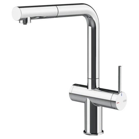 Смеситель кухонный с подключением к фильтру Gessi Inedito хром (60572#031)