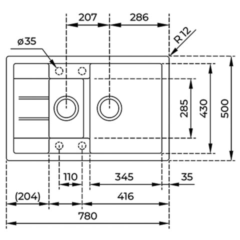 Кухонна мийка Teka Astral 60 B-TG (40143572) сірий металік