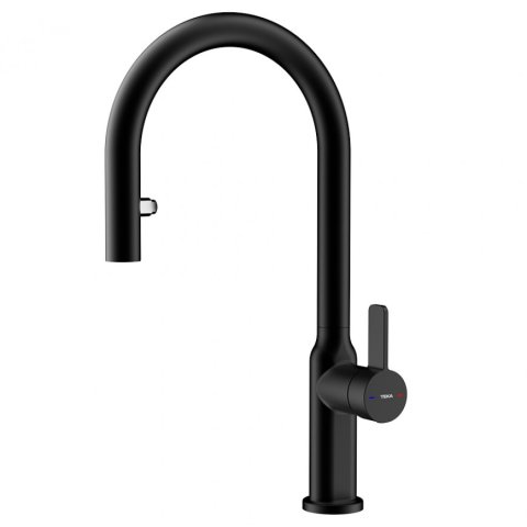 Смеситель кухонный Teka OVAL 9382 Black (116020016) черный