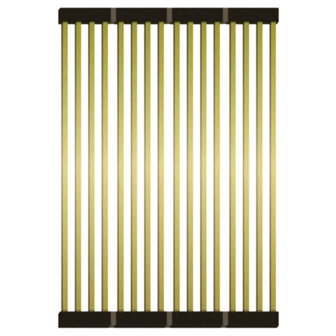 Складаний килимок сушарка Tasca PVD Gold 051.XZ