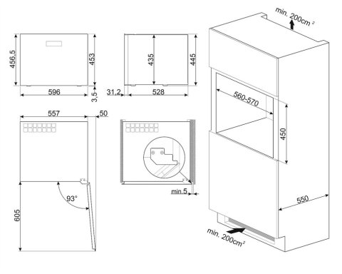 Винна шафа Smeg CVI120B3E1