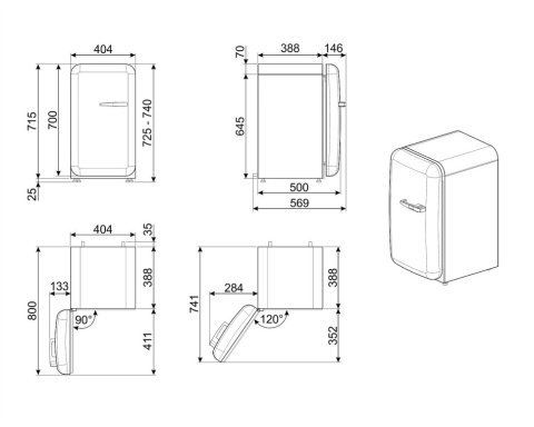 Smeg FAB5LPB6