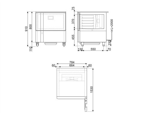 Професійний холодильник Smeg BC5T2CC