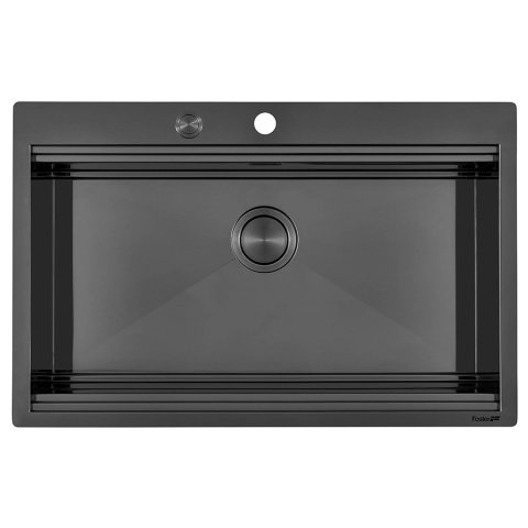 Кухонна мийка Foster Milanello Gun Metal Workstation 80х52 1034 056