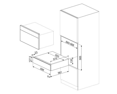 Підігрівач посуду Smeg CPV615T