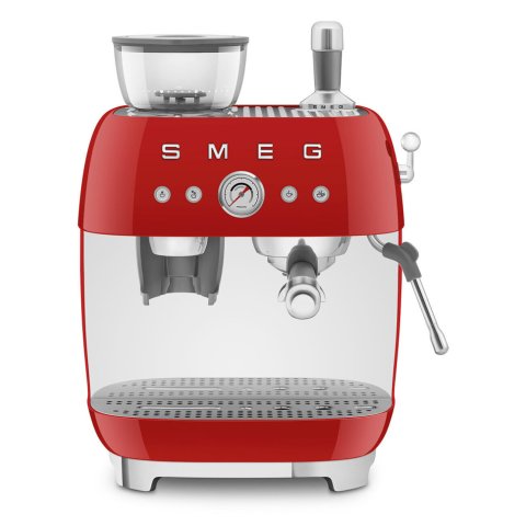 Кофемашина эспрессо с кофемолкой Smeg EGF03RDEU