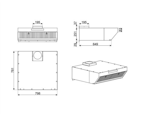 Професійна витяжка Smeg K4610X