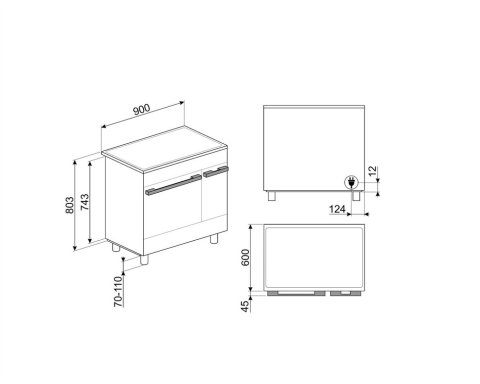 Варильний центр Smeg CPF92IMA