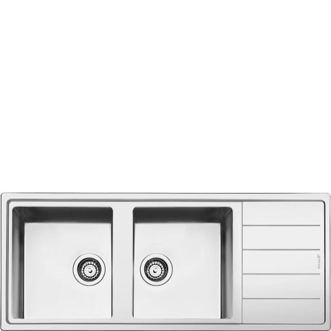 Мийка сталева Smeg LDR116-2