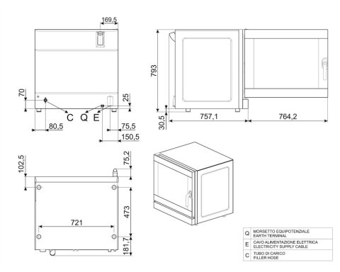 Конвекційна піч Smeg ALFA625H-2