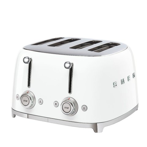 Тостер на 4 тости Smeg TSF03WHEU