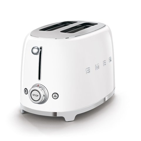 Тостер на 2 скибочки Smeg TSF01WHEU