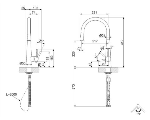 Змішувач Smeg MD14CR