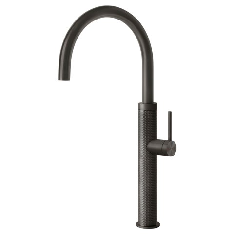 Змішувач кухонний Gessi 316 Kitchen Cesello чорний метал браширований PVD (60020#707)